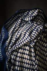 Indigo Semi Circle Indian Cotton Merchant & Mills