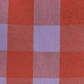 flieder orange Karo- Karogröße 2,6