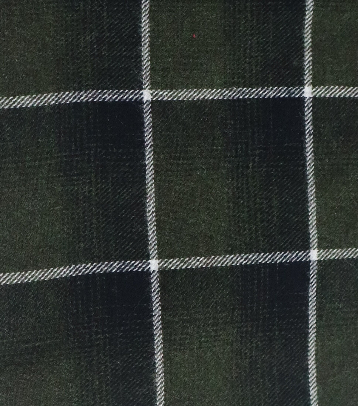 grün / marine / weiß Karo Flanell