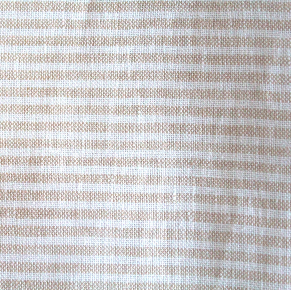 beige Leinen quer gestreift