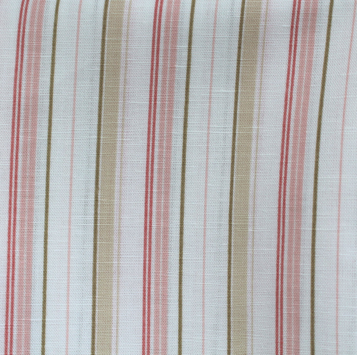 beige hellrot Streifen retro Leinen/Baumwolle Muster