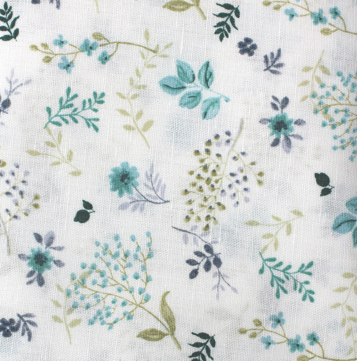 Schleierkraut mint Leinen/Baumwolle Muster