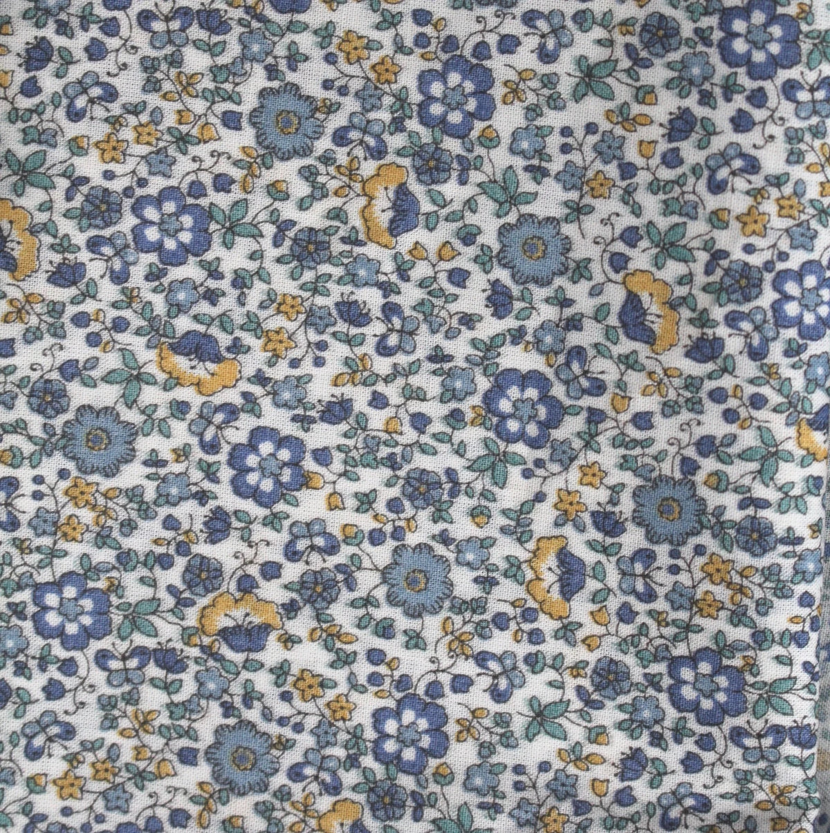 blaue Fiori GOTS