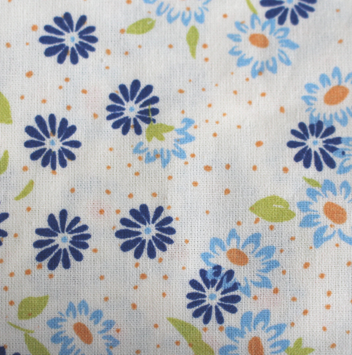 light blue orange flower joy