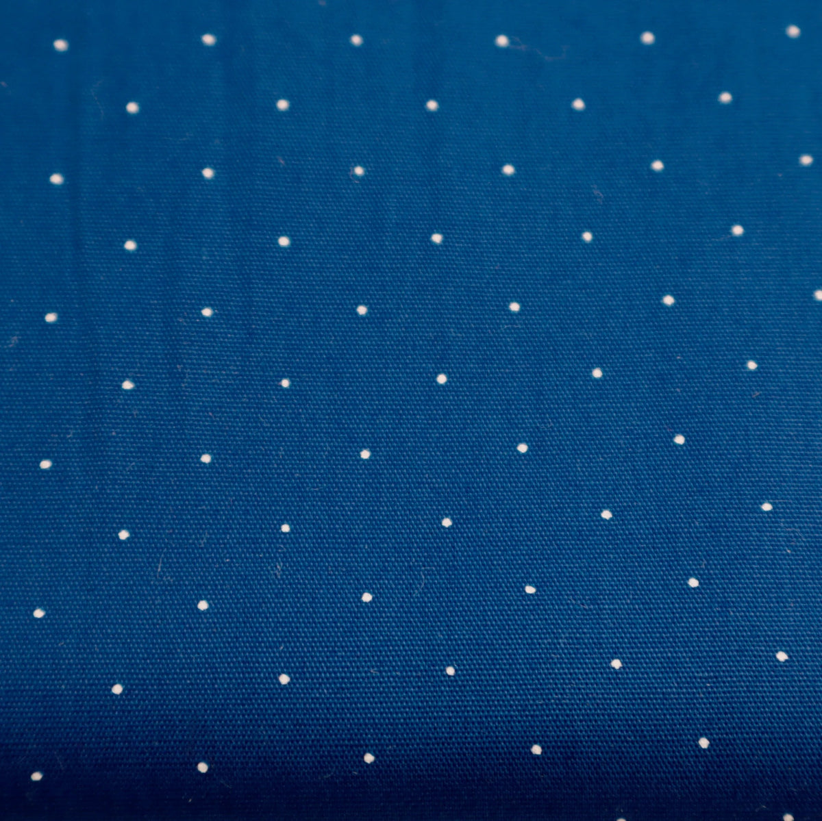 sky blue polka dots