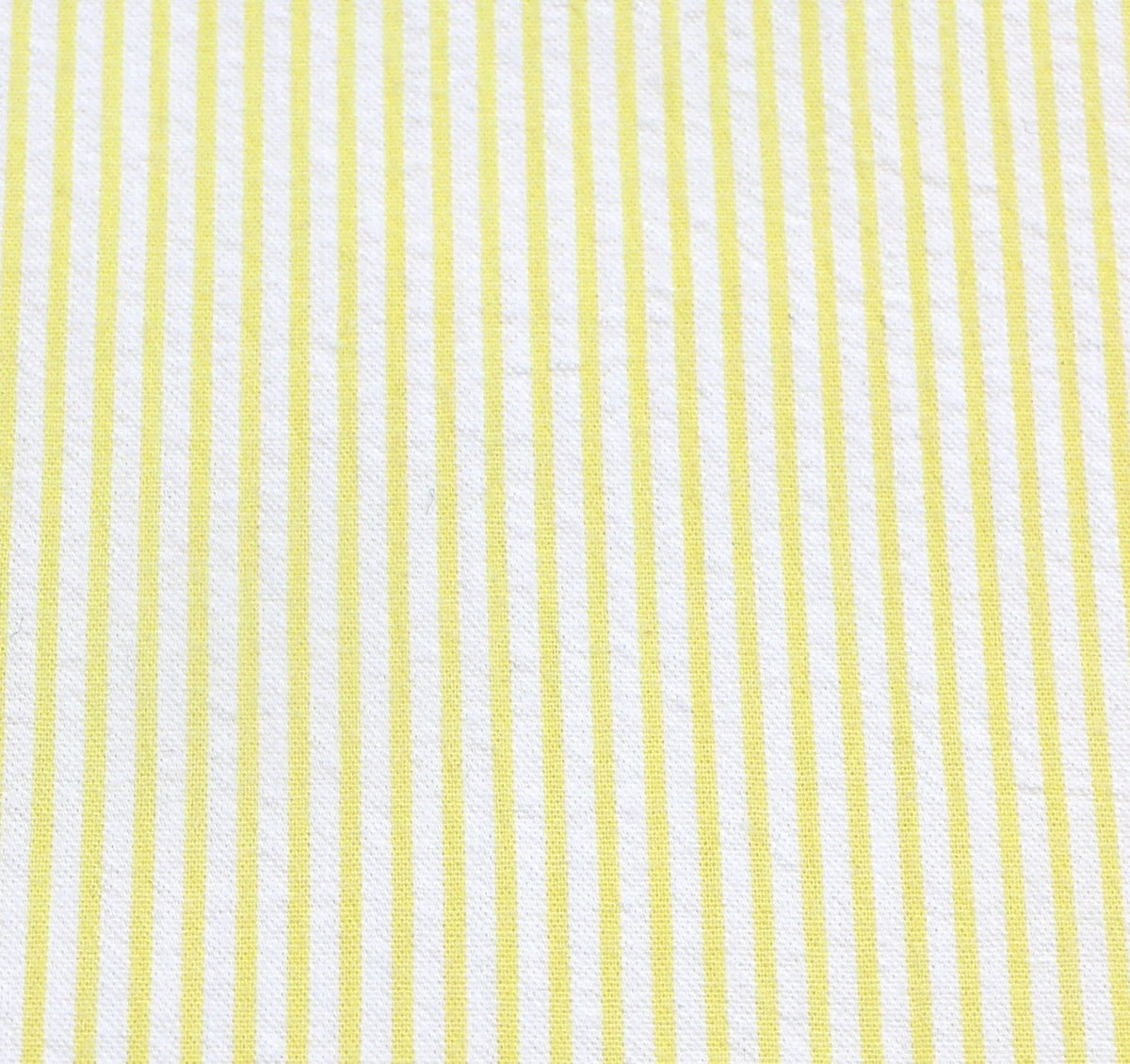 gelb gestreift Seersucker