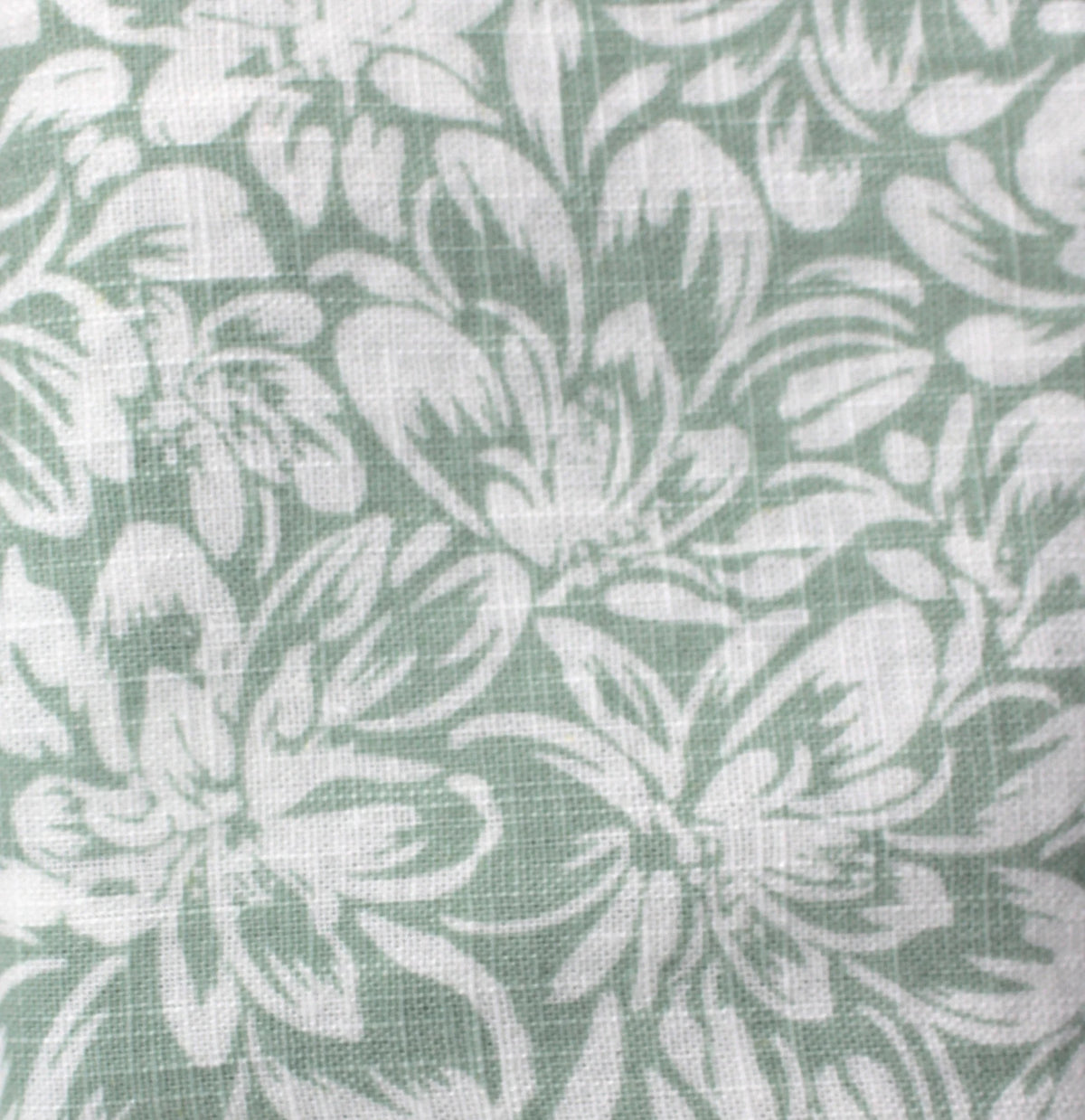 celadon Pfingstrosen Leinen