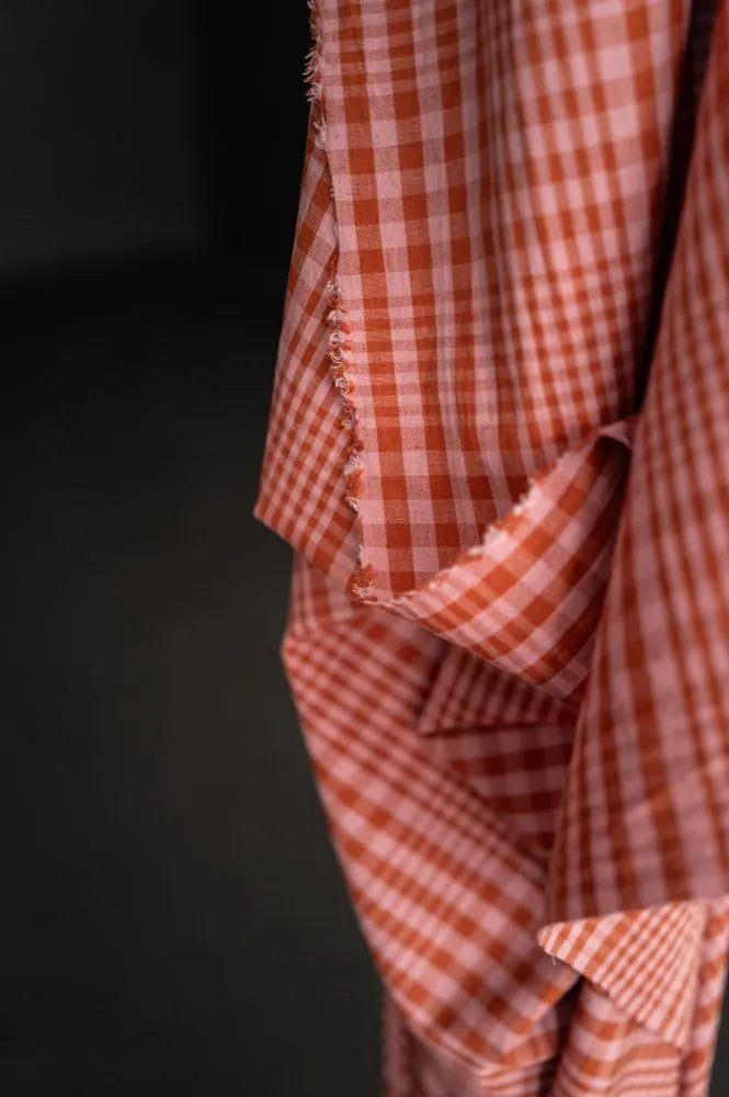 Sorbet Melt Baumwolle/Leinen Gingham Merchant & Mills