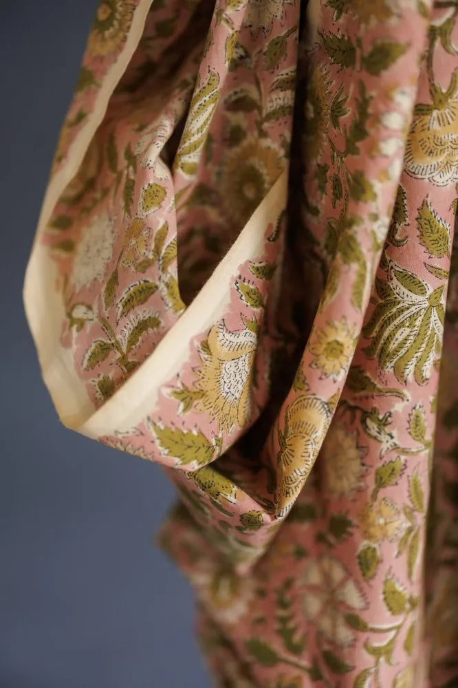110 x 120 cm Maricel Pinks Indian Cotton Merchant & Mills