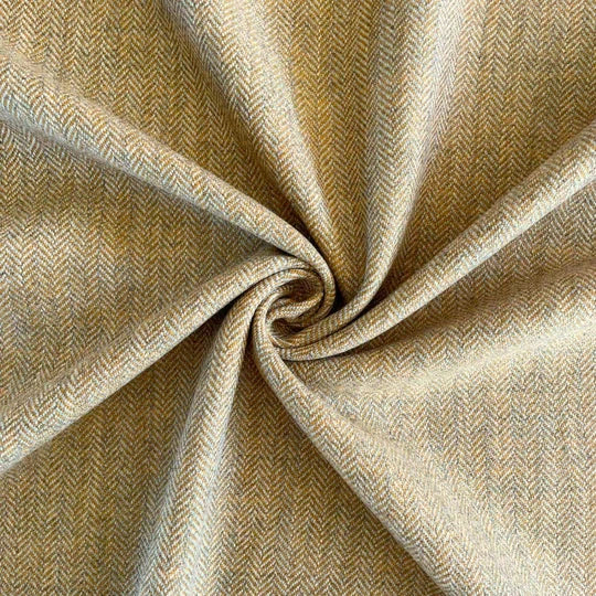 Retro flowers dobby blue KOKKA
