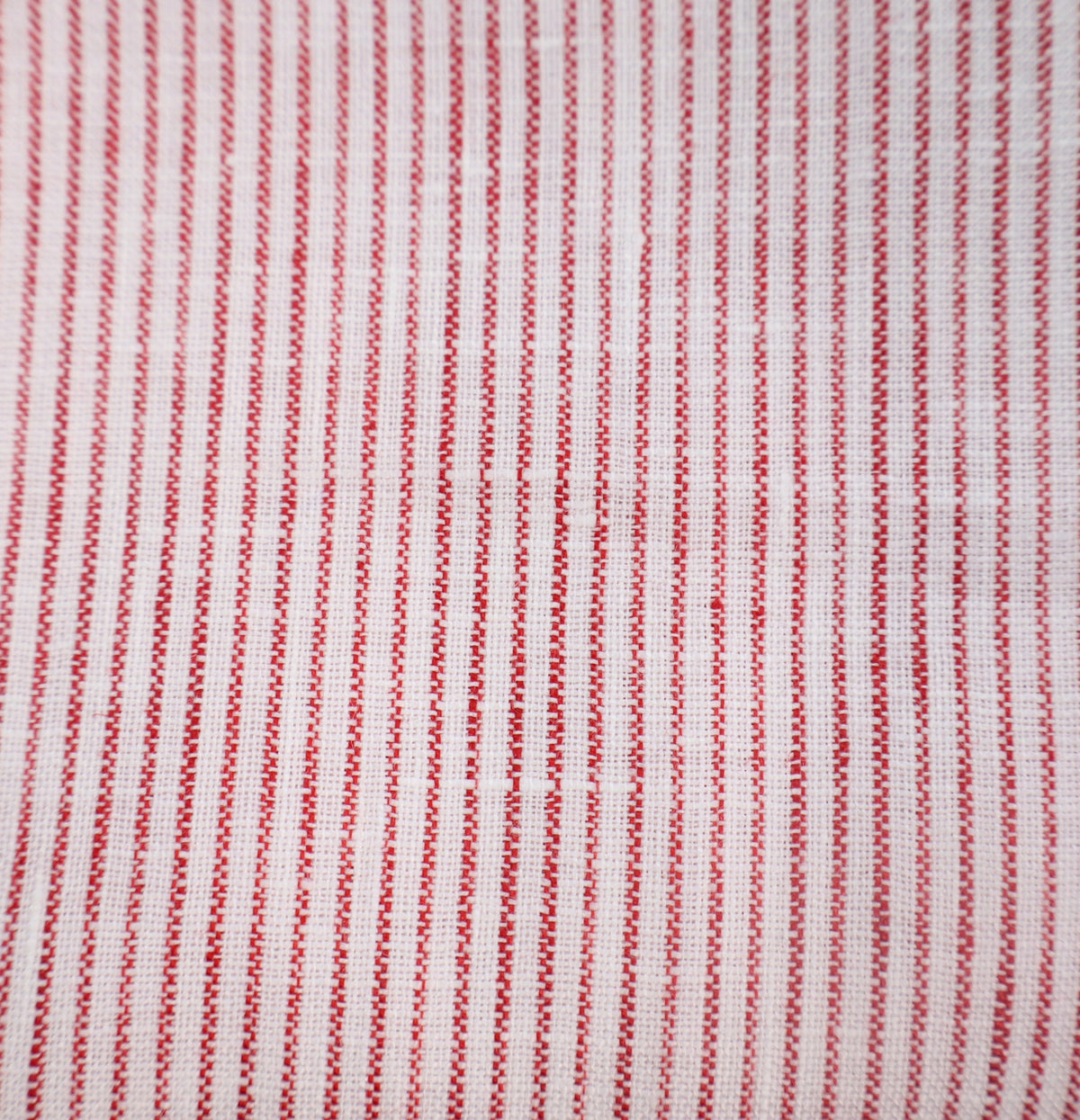 rot fein gestreift Leinen Sommerleinen