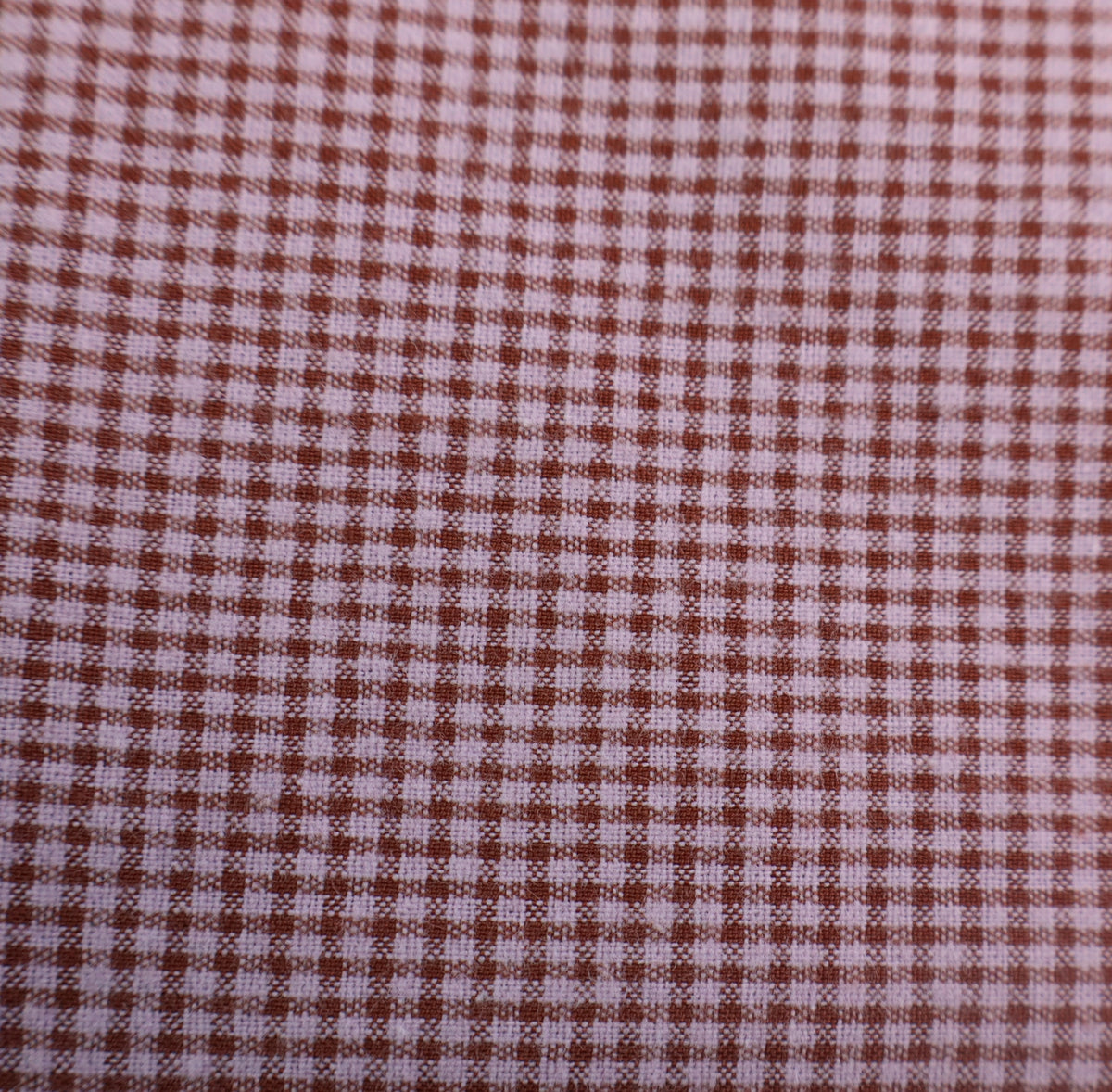 rust wine red Madras checked