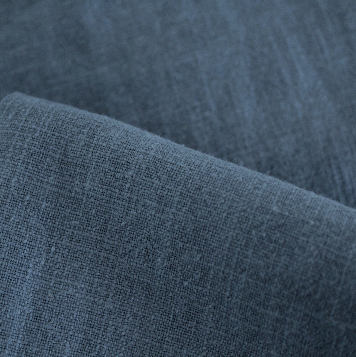 meeresblau  Leinen stonewashed