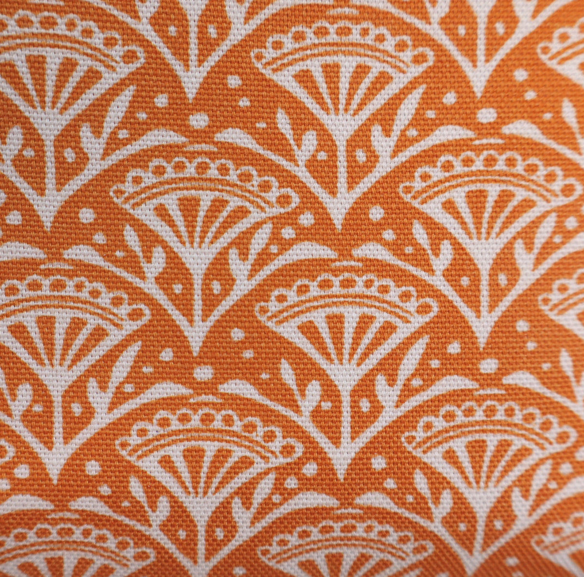 Muscheln orange Canvas