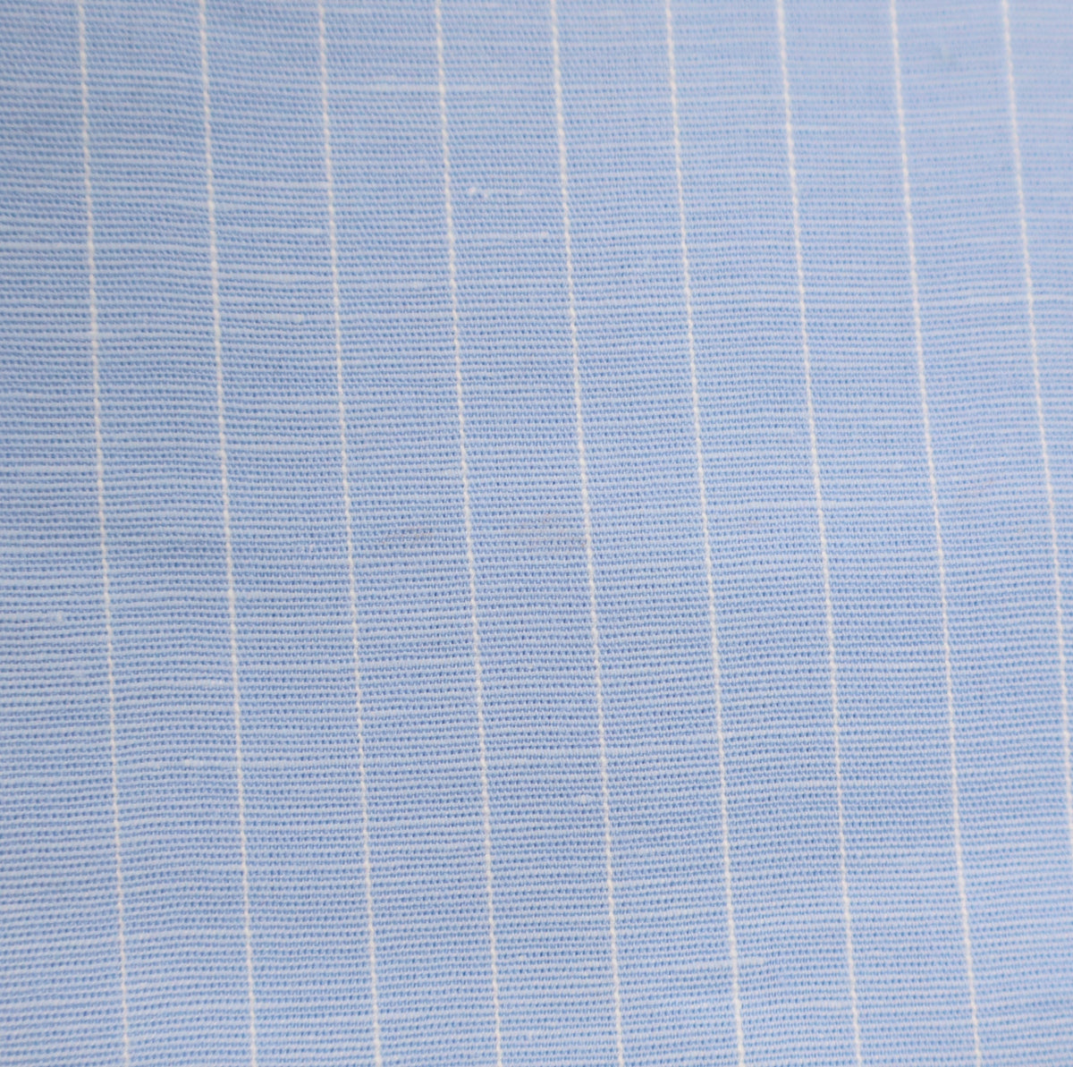 fine stripe light blue half-linen