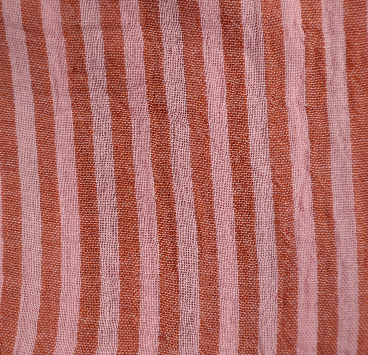 Musselin rosé stribet