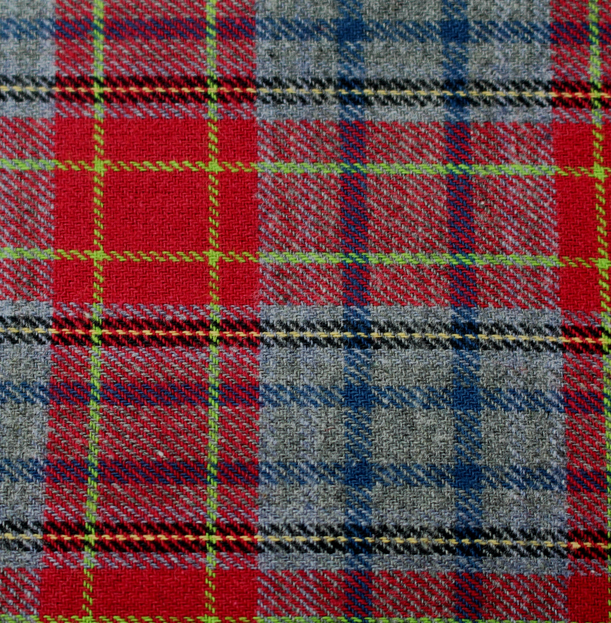 rot / grau Karo Flanell