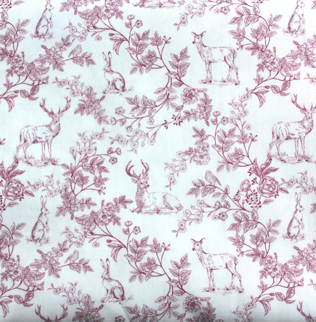 wine red Toile de Jouy