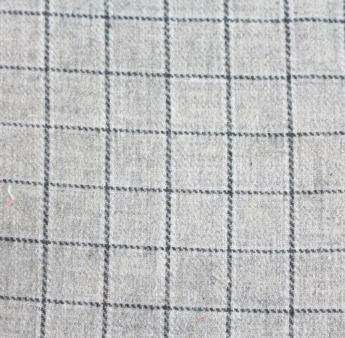 sandgrau Karo Flanell