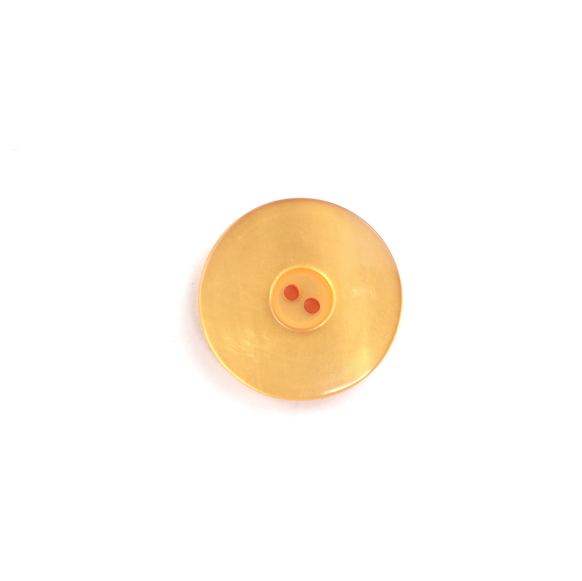 tangerine button mother-of-pearl look 22 mm