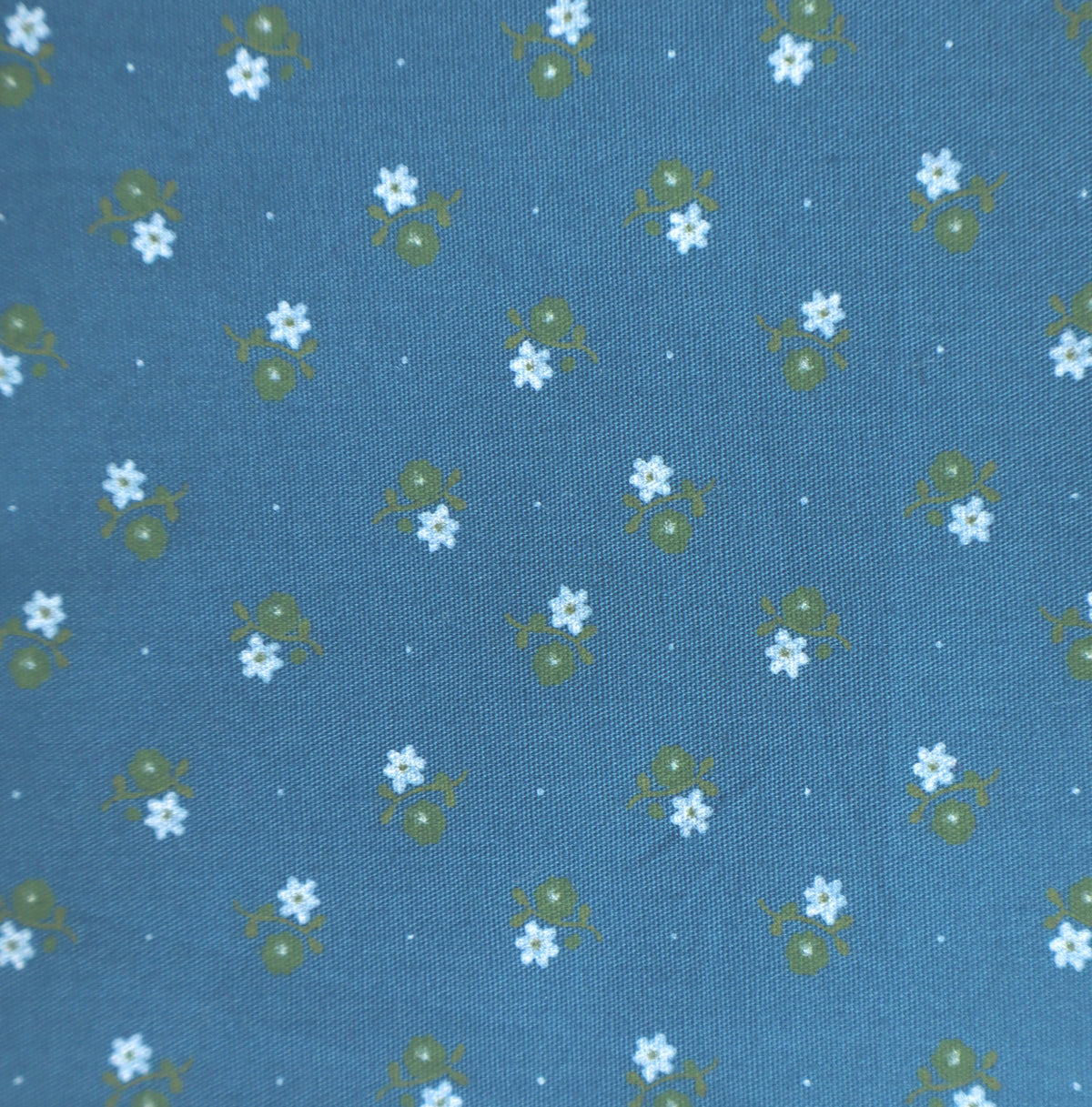 petrol / green traditional flowers