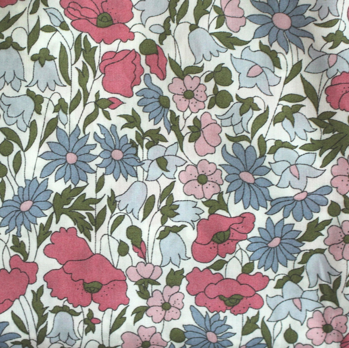 rosé Poppy and Daisy Tana Lawn Liberty London