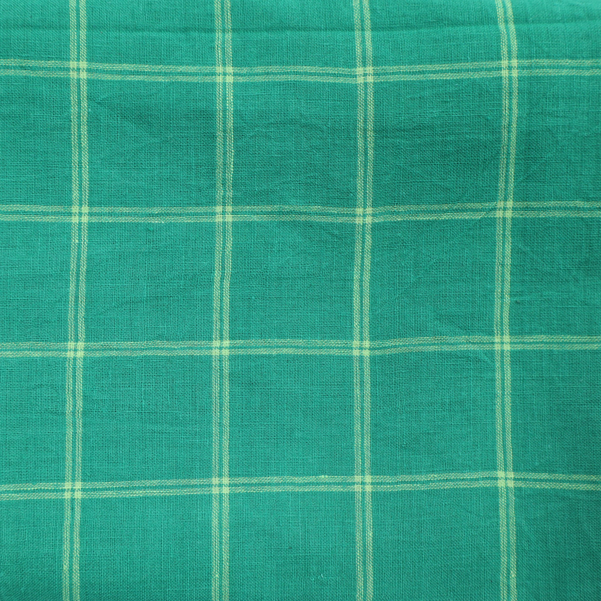 120 x 112 cm Reststück Kasan Green Check Merchant & Mills