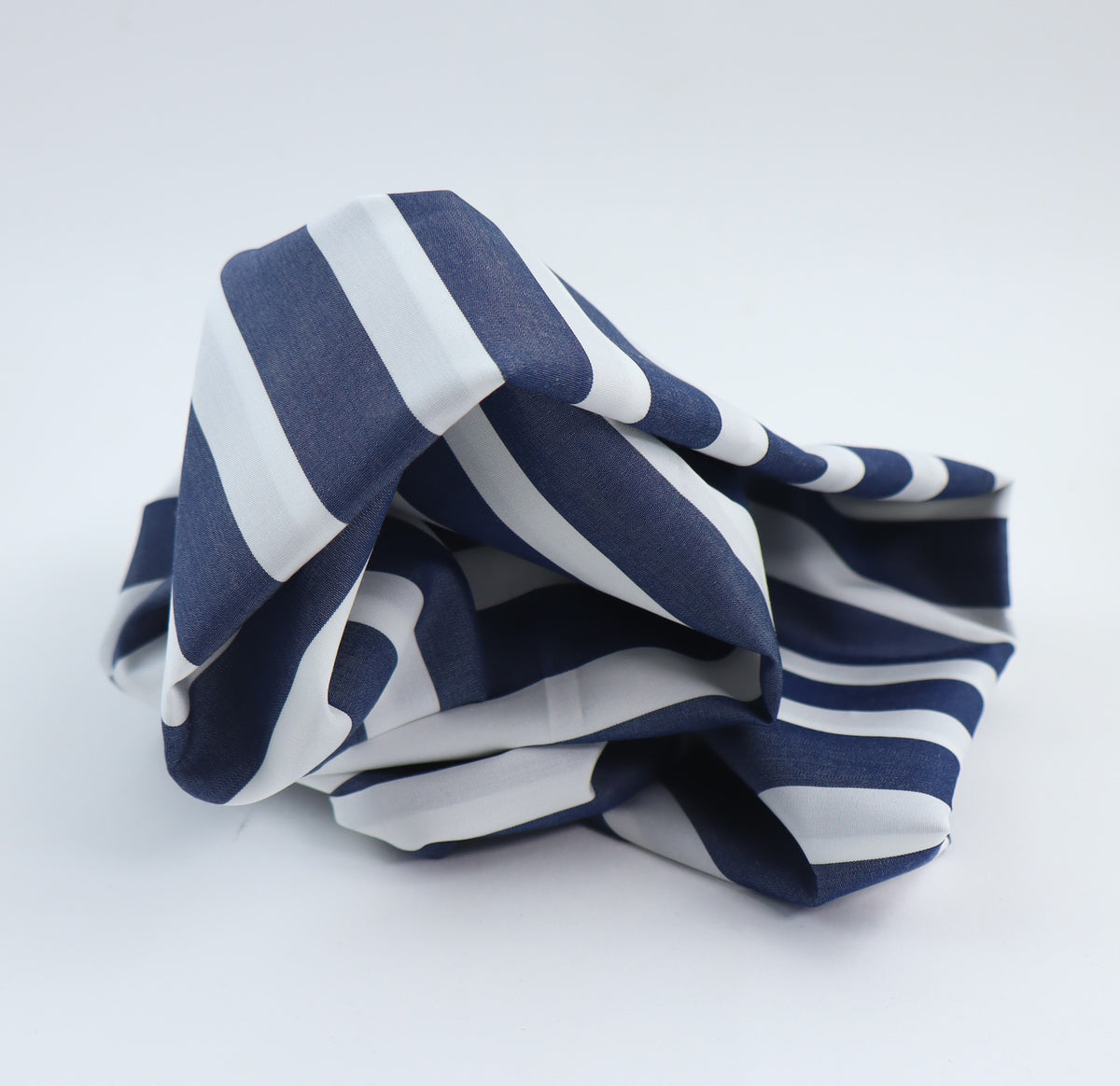 navy wide striped poplin Papertouch