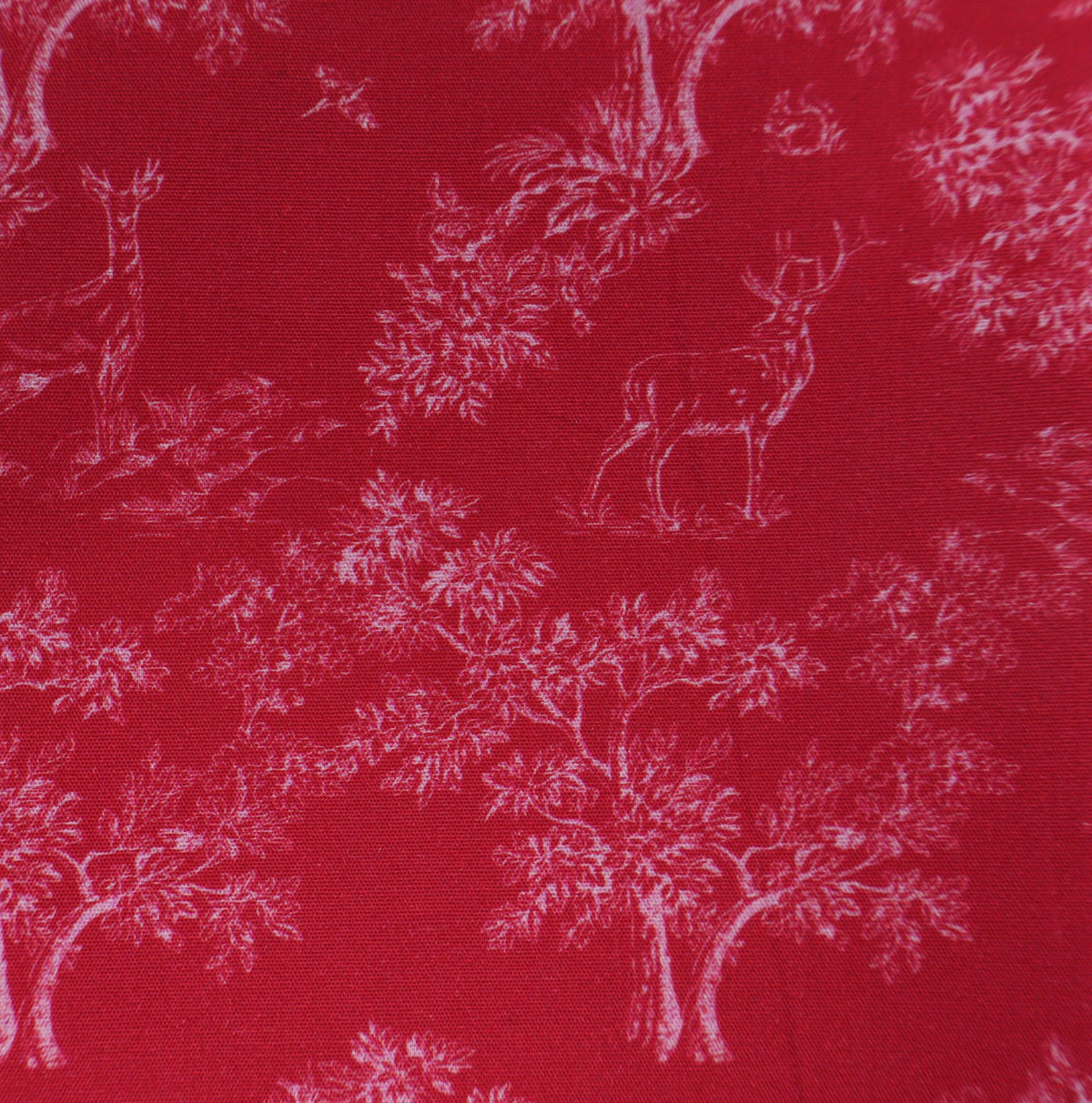 Toile de Joux cerise / w