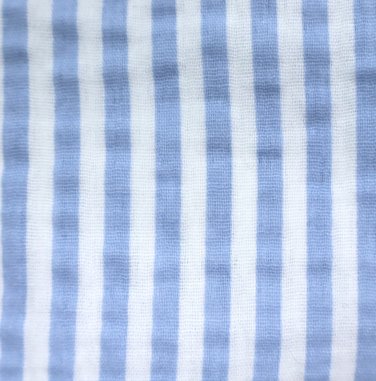 hellblau Streifen Musselin