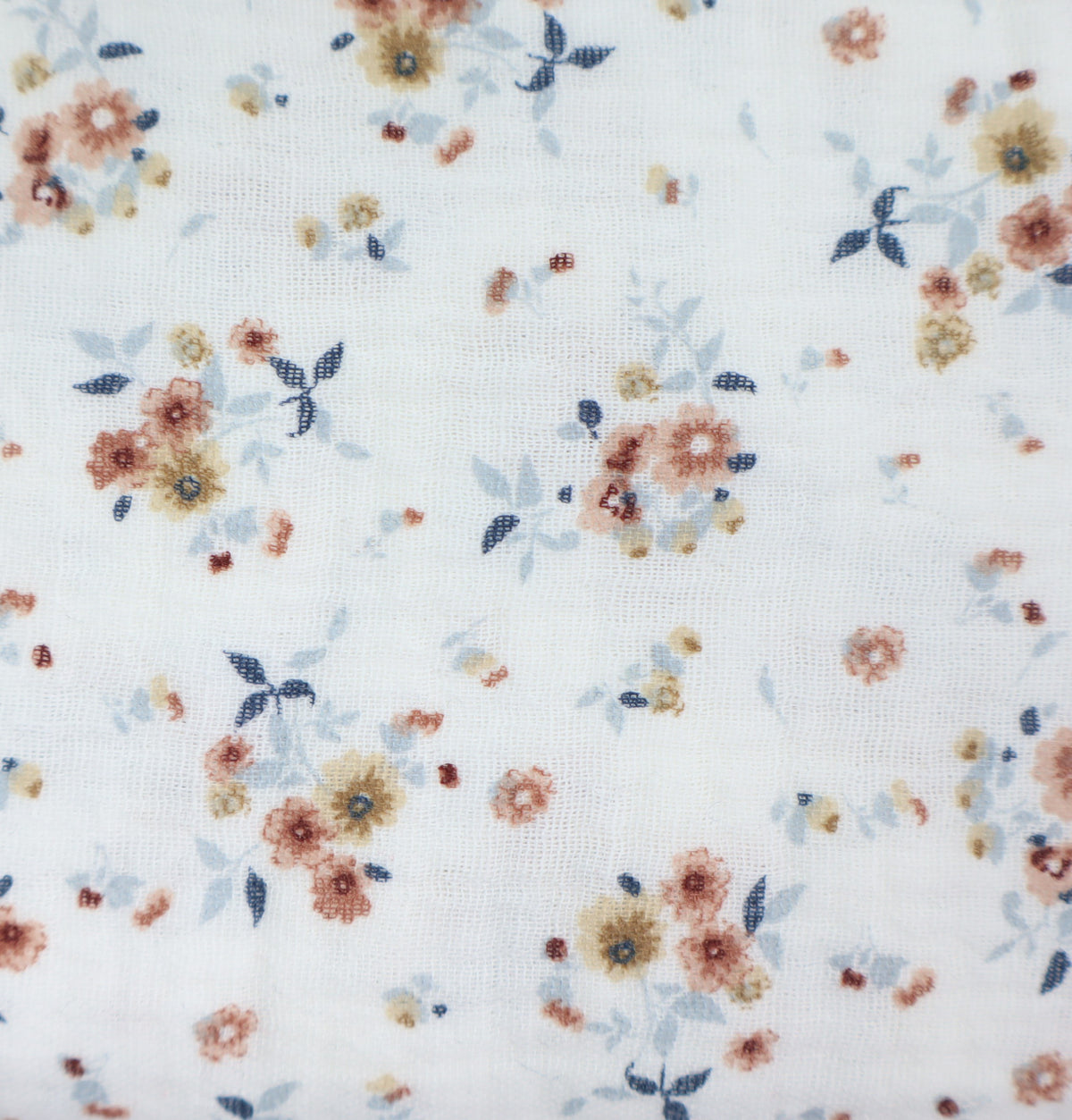 blau nude Bouquet Musselin