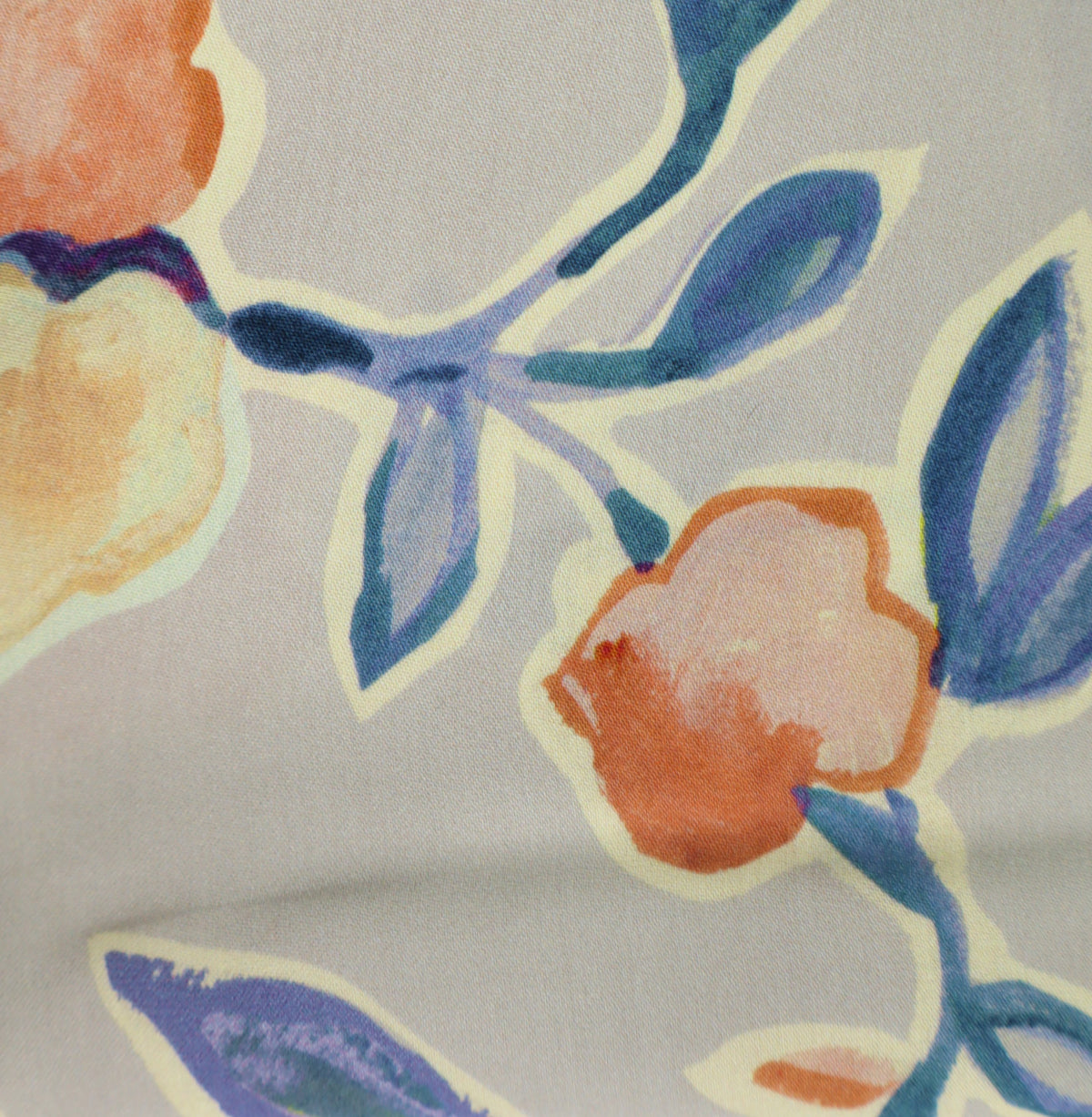 Blüten Edel-Viskose-Satin GOTS