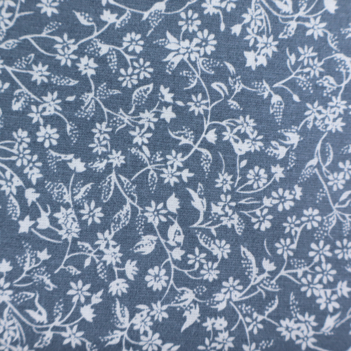 saphirblau Blumenranken 298 breit