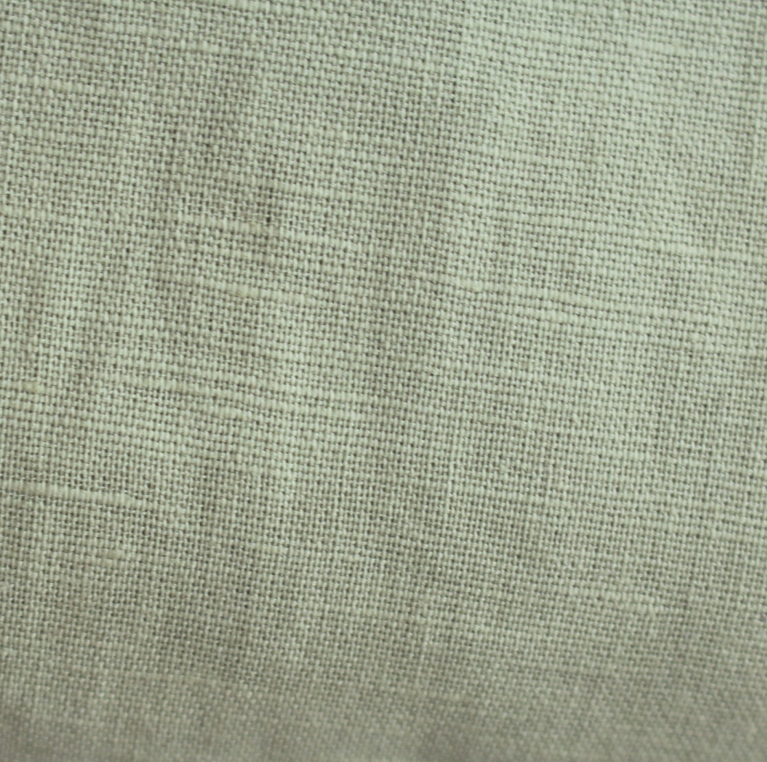 blassgrün Leinen/Baumwolle uni