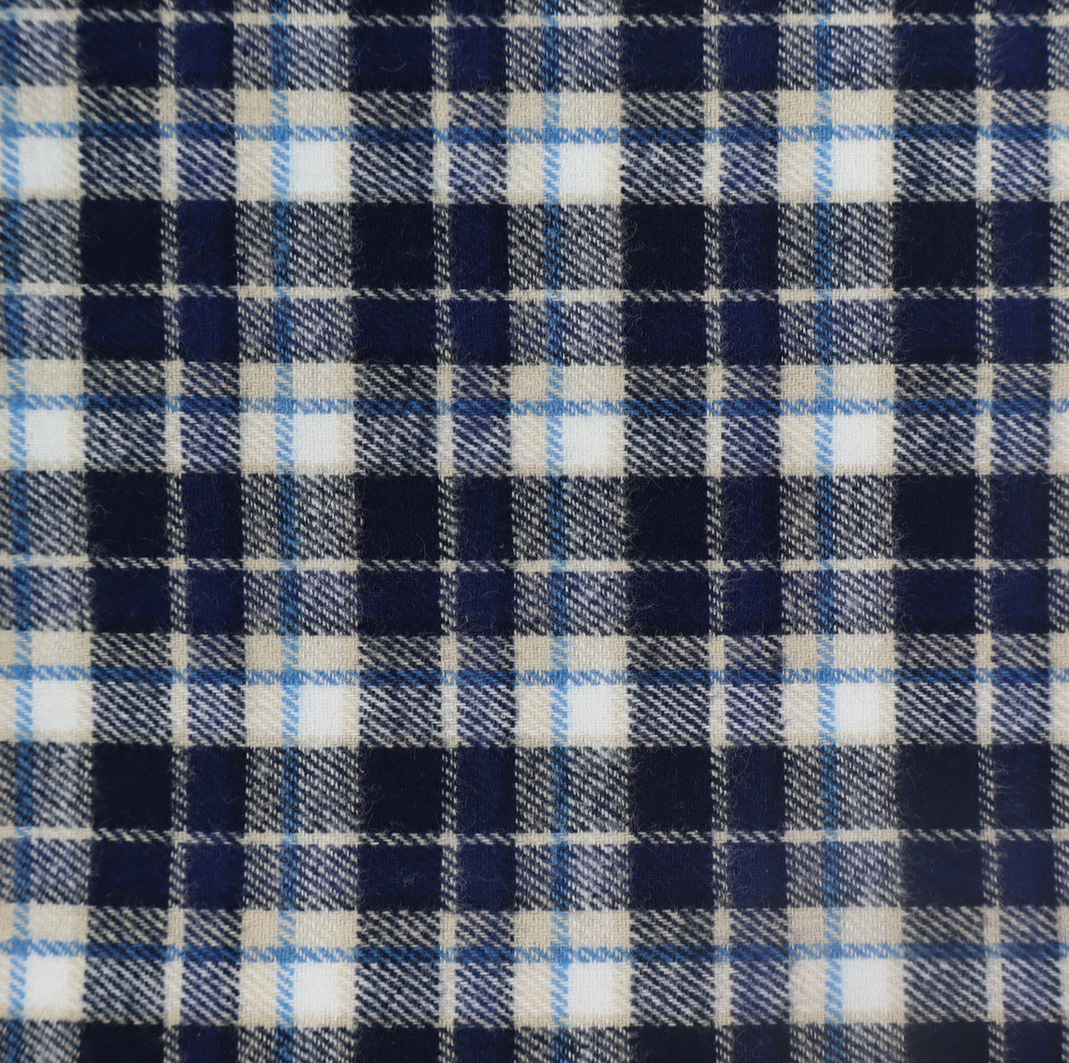 light gray houndstooth check flannel