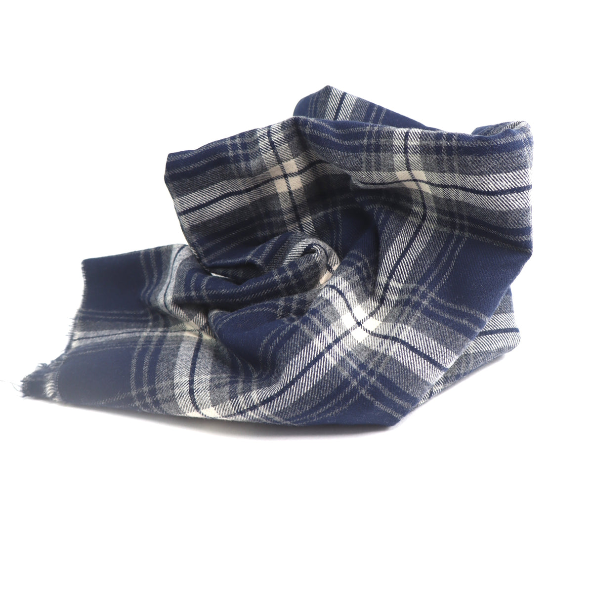 dark gray check navy check flannel