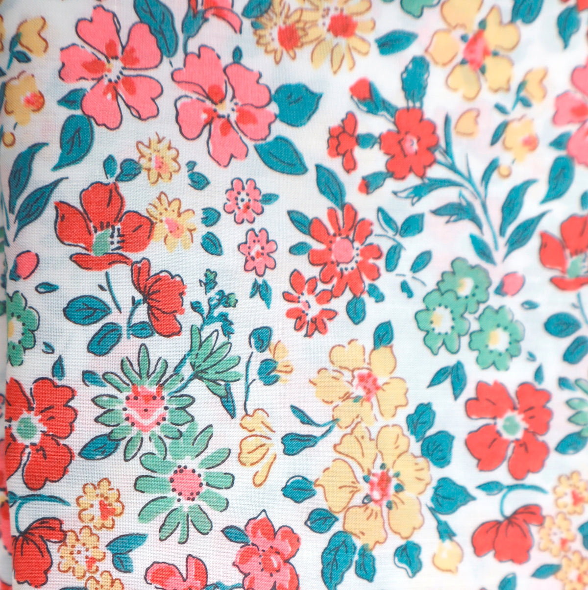 petrol hellrot Annabelle Tana Lawn Liberty London