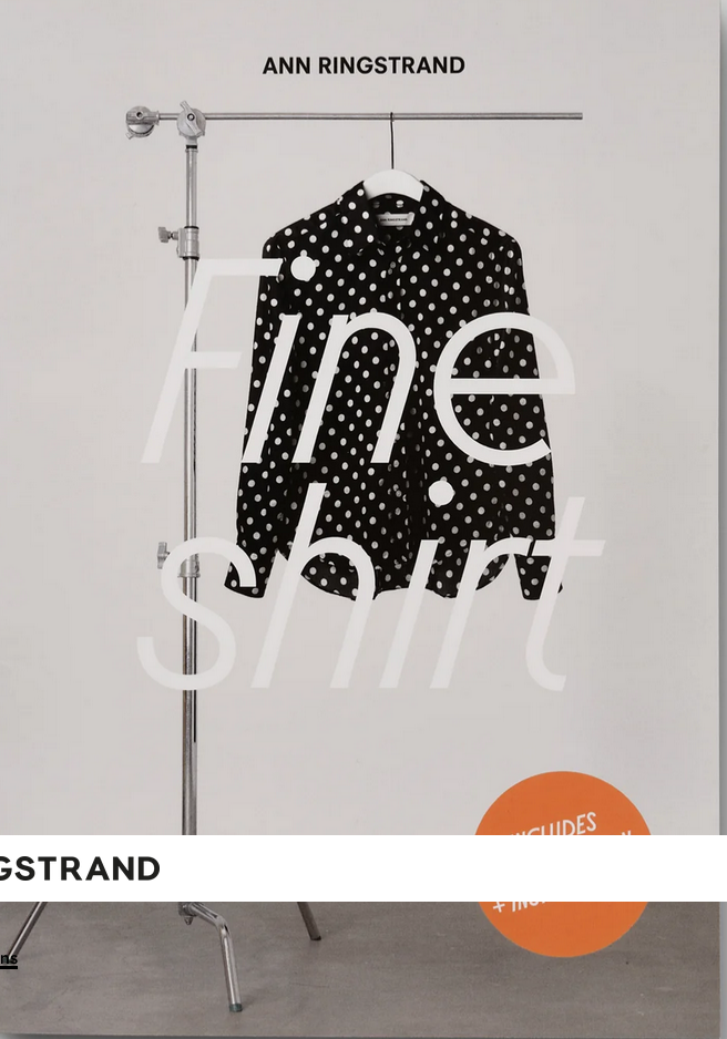 Ann Ringstrand VESTIDO CAMISA DE JERSEY Papierschnittmuster