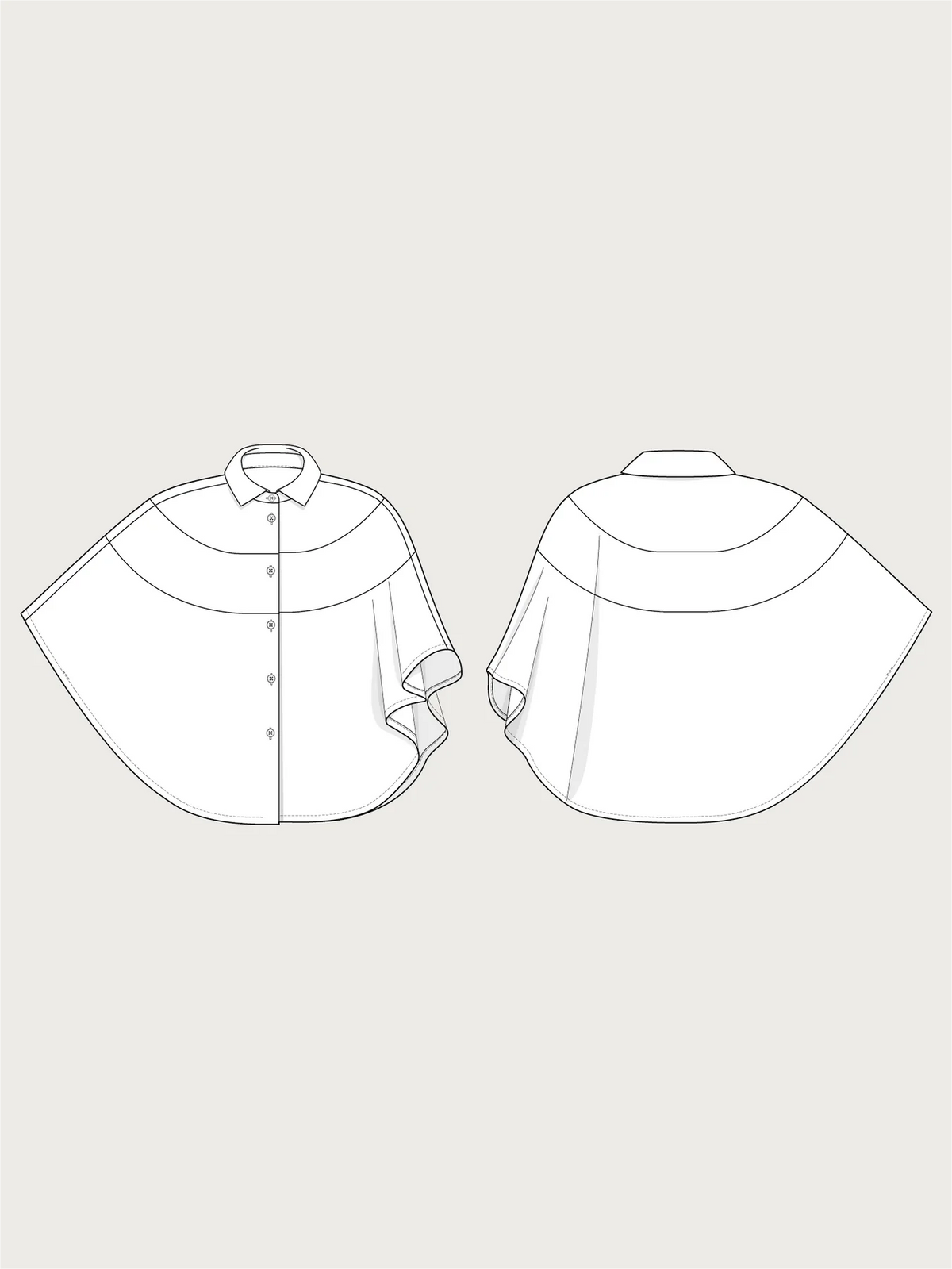 TAL  - PONCHO SHIRT - The Assembly Line