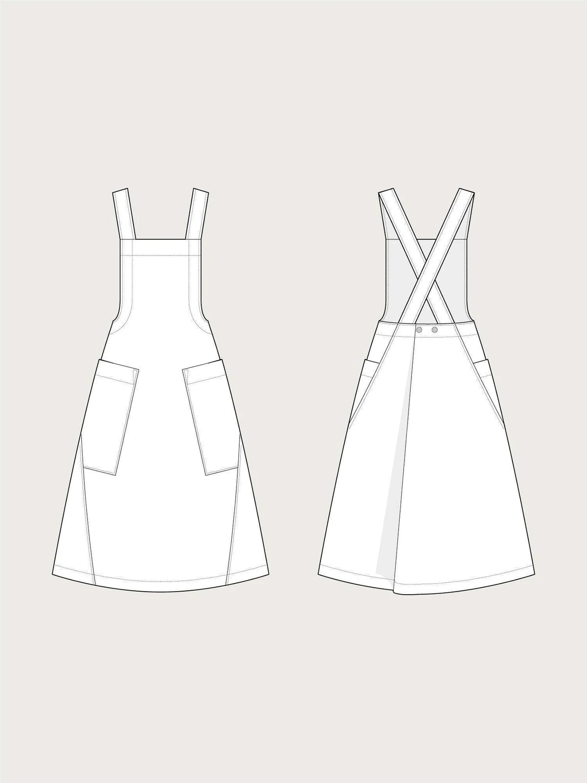 TAL  - APRON DRESS - The Assembly Line