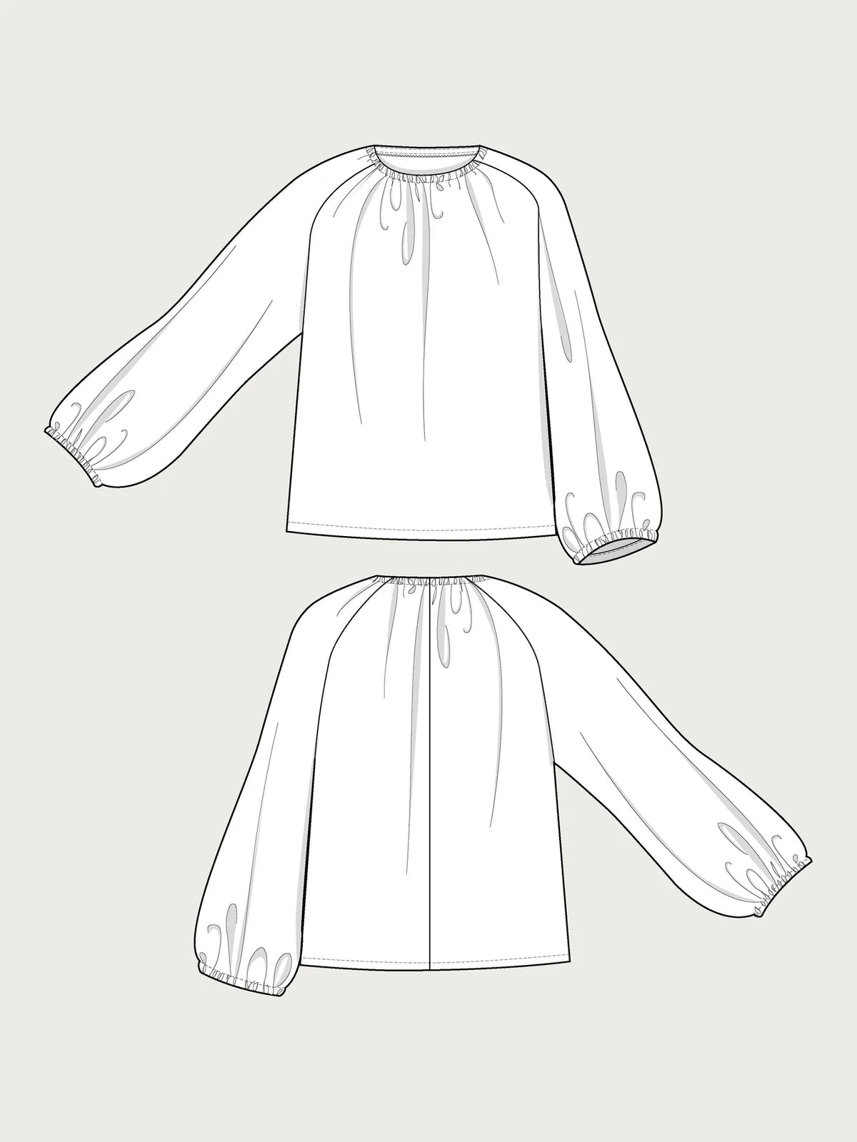 TAL  - BILLOW BLOUSE - The Assembly Line