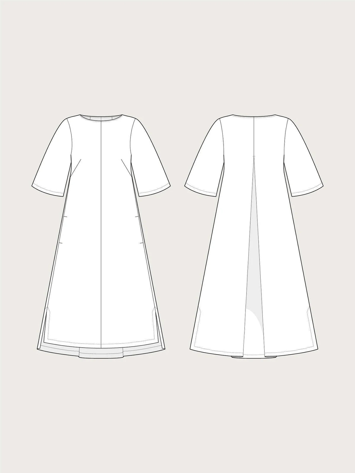 TAL  - BOX PLEAT DRESS - The Assembly Line