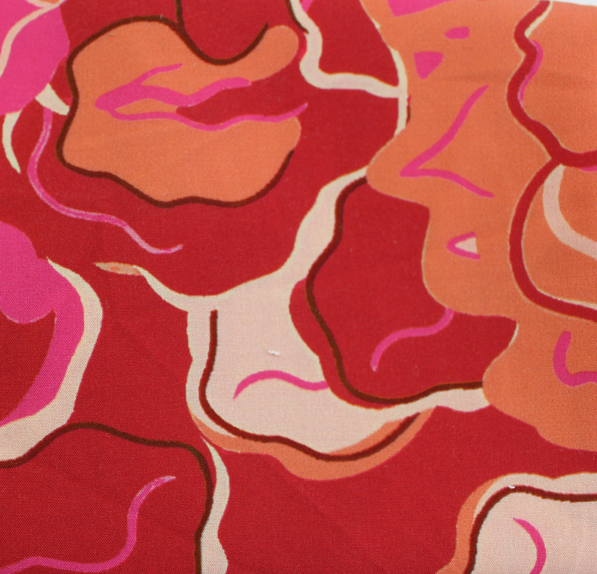 orange rot pink Viskose