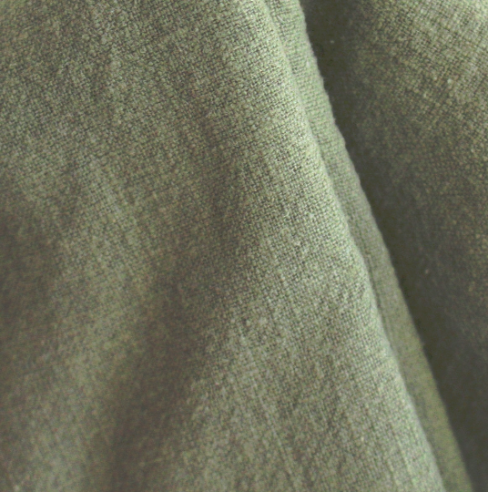 khaki Leinen stonewashed