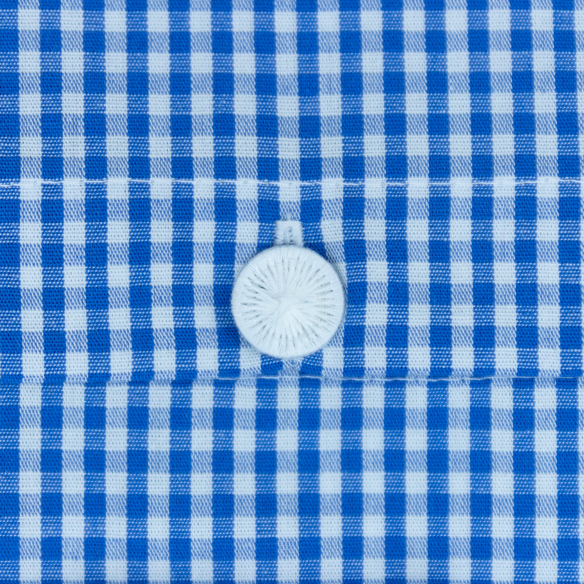 80 x 80 himmelblau klein-kariert Einzelstück