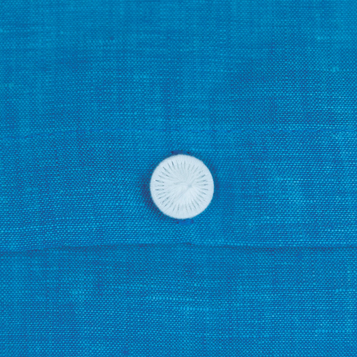 80 x 80 schwedenblau  Leinen Einzelstück