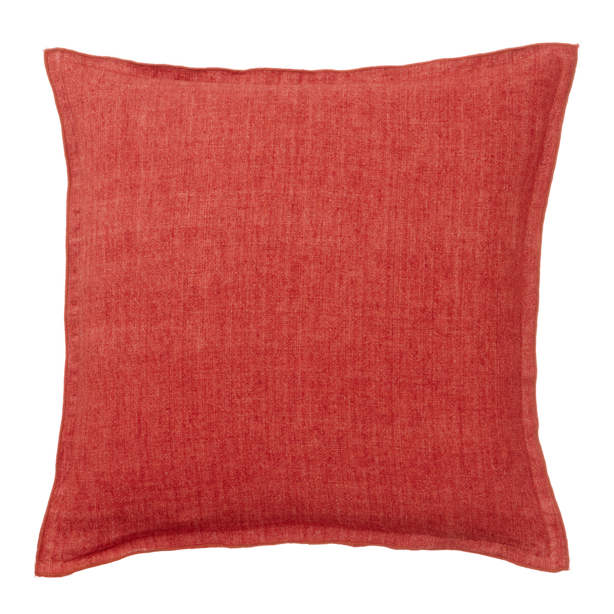50x50 cm ruby Leinen Kissenbezug BUNGALOW